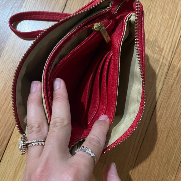 2010s Red Tory Burch Wristlet Wallet - Picture 5 of 7